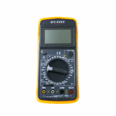 Multímetro Digital DT-9202 Profesional con Medición de Voltaje, Corriente, Resistencia y Capacitancia