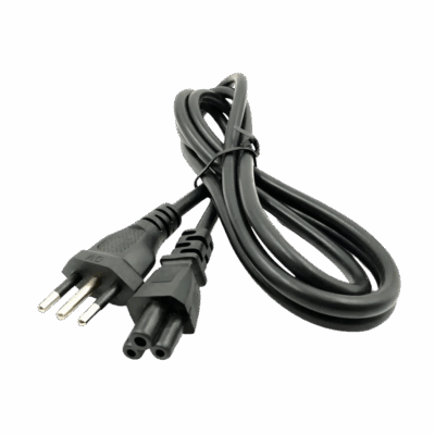 Cable de Poder Chile-Trébol 1.5m Negro IRM-06014 para Notebooks y Equipos Electrónicos